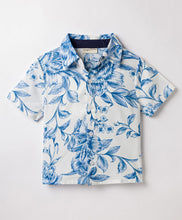 Load image into Gallery viewer, Woven Floral Printed Half Sleeves Shirt