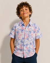 Load image into Gallery viewer, Cotton Woven Palm Trees Half Sleeves Shirt