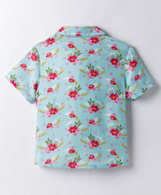 Load image into Gallery viewer, Woven Floral Printed Half Sleeves Shirt