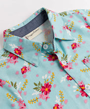 Load image into Gallery viewer, Woven Floral Printed Half Sleeves Shirt