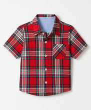 Load image into Gallery viewer, Cotton Checkered Printed Half Sleeves Shirt