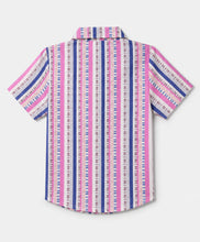 Load image into Gallery viewer, Cotton Striped Printed Half Sleeves Shirt