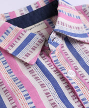 Load image into Gallery viewer, Cotton Striped Printed Half Sleeves Shirt