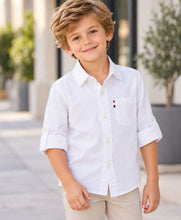 Load image into Gallery viewer, Cotton Woven Solid Full Sleeves Shirt