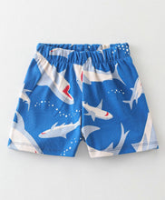 Load image into Gallery viewer, Whales Printed Tshirt Short Co-ord Set
