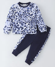 Load image into Gallery viewer, Leopard Print Top Jogger Set
