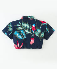 Load image into Gallery viewer, Forest Printed Crop Shirt Palazzo Set
