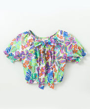 Load image into Gallery viewer, Floral Printed Crop Shirt Palazzo Set