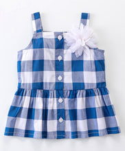 Load image into Gallery viewer, Checkered Printed Straped Top Palazzo Co-ord Set