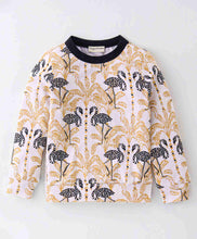 Load image into Gallery viewer, Flamingo Printed Top with Coordinating Joggers Set