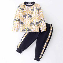 Load image into Gallery viewer, Flamingo Printed Top with Coordinating Joggers Set