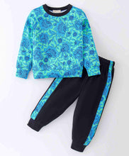 Load image into Gallery viewer, Floral Printed Top with Coordinating Joggers Set