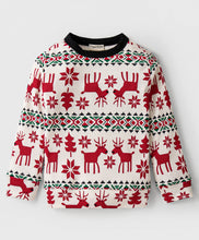 Load image into Gallery viewer, Reindeer Printed Top with Leggings Set
