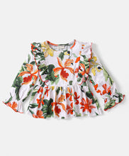 Load image into Gallery viewer, Floral Printed Frilled Top Palazzo Co-ord Set
