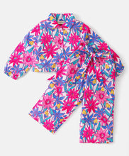 Load image into Gallery viewer, Floral Printed Shirt Palazzo Co-ord Set
