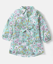 Load image into Gallery viewer, Floral Printed Full Sleeves Long Shirt Legging Set