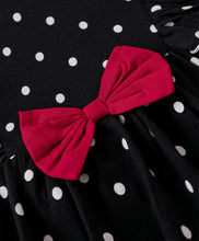 Load image into Gallery viewer, Polka Dots Printed Frilled Top Leggings Set