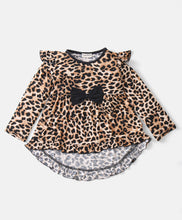 Load image into Gallery viewer, Animal Print Frilled Top Leggings Set