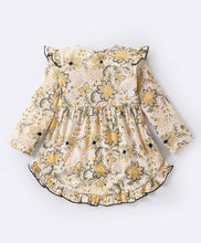 Load image into Gallery viewer, Floral Printed Frilled Top Leggings Set