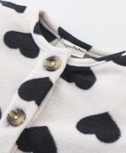 Load image into Gallery viewer, Hearts Printed Crop Cardigan Skirt Set