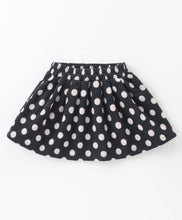 Load image into Gallery viewer, Polka Dots Printed Crop Cardigan Skirt Set
