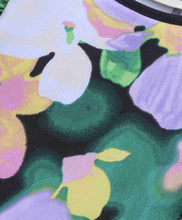 Load image into Gallery viewer, Floral Printed Frilled Top Side-Taped Leggings Set