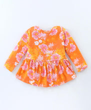 Load image into Gallery viewer, Floral Printed Frilled Top Leggings Set
