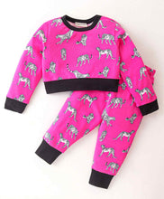 Load image into Gallery viewer, Forest Printed Crop Top Jogger Co-ord Set