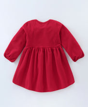 Load image into Gallery viewer, Solid with Bow Applique Polar Fleece Dress Leggings Set