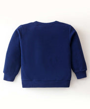 Load image into Gallery viewer, Solid Polar Fleece Sweatshirt Jogger Set - Navy