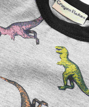 Load image into Gallery viewer, Dinosaur Printed Tshirt Jogger Co-ord Set