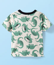 Load image into Gallery viewer, Dinosaur Printed Cotton Tshirt Jogger Set