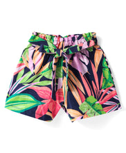 Load image into Gallery viewer, Floral Printed Frilled Crop Cotton Top Short Set