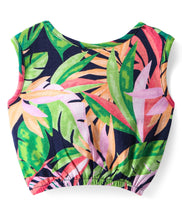 Load image into Gallery viewer, Floral Printed Frilled Crop Cotton Top Short Set