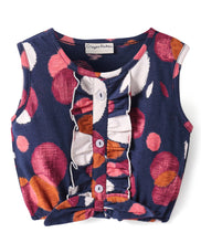 Load image into Gallery viewer, Floral Printed Frilled Crop Cotton Top Short Set