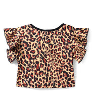 Load image into Gallery viewer, Animal Print Frilled Crop Top Skort Set