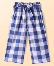 Load image into Gallery viewer, Checkered Crop Shirt Belted Palazzo Set