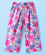 Load image into Gallery viewer, Floral Printed Crop Shirt Belted Palazzo Set
