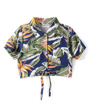 Load image into Gallery viewer, Floral Printed Crop Shirt Belted Palazzo Set