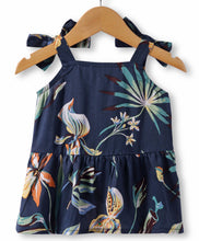 Load image into Gallery viewer, Floral Printed Open Strap Top Belted Palazzo Set
