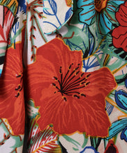 Load image into Gallery viewer, Solid Frilled Top Floral Belted Palazzo Set