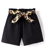 Load image into Gallery viewer, Animal Print Frilled Top Short Cotton Set