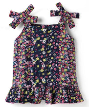 Load image into Gallery viewer, Floral Printed Frilled Top Short Cotton Co-ord Set

