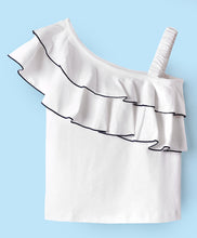 Load image into Gallery viewer, Solid Layered Single Shoulder Top Short Set

