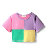Load image into Gallery viewer, Solid Color Block Top Skort Set