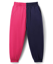 Load image into Gallery viewer, Solid Colour Block Cotton Top and Jogger Set