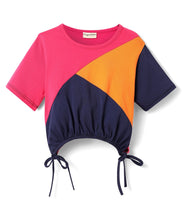 Load image into Gallery viewer, Solid Colour Block Cotton Top and Jogger Set