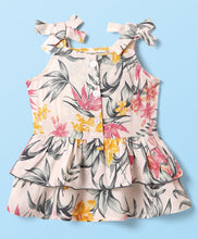 Load image into Gallery viewer, Floral Frilled Top and Palazzo Co-ord Set