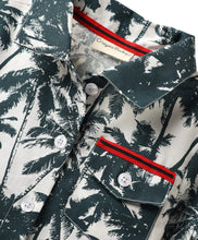 Load image into Gallery viewer, Palm Trees Crop Shirt and Palazzo Co-ord set - Offwhite