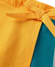 Load image into Gallery viewer, Solid Color Block Top Skort Set - Yellow
